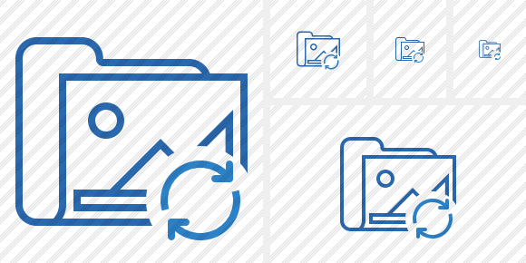Folder Gallery Refresh Icon