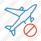 Airplane Block Icon