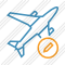 Airplane Edit Icon