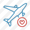 Airplane Favorites Icon