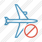 Airplane Horizontal Block Icon