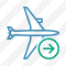 Airplane Horizontal Next Icon