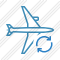 Airplane Horizontal Refresh Icon