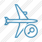 Airplane Horizontal Search Icon