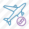 Airplane Link Icon