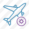 Airplane Settings Icon