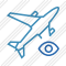 Airplane View Icon