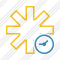 Asterisk Clock Icon