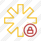 Asterisk Lock Icon