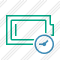 Battery Empty Clock Icon