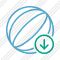 Beach Ball Download Icon