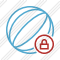 Beach Ball Lock Icon