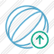 Beach Ball Upload Icon