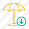 Beach Umbrella Download Icon