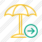 Beach Umbrella Next Icon