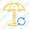 Beach Umbrella Refresh Icon