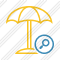 Beach Umbrella Search Icon