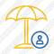 Beach Umbrella User Icon