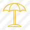 Beach Umbrella Icon