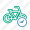 Bicycle Clock Icon