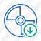 Bluray Disc Download Icon