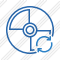 Bluray Disc Refresh Icon