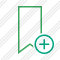 Bookmark Green Add Icon