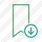 Bookmark Green Download Icon