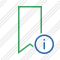 Bookmark Green Information Icon