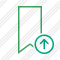 Bookmark Green Upload Icon