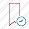 Bookmark Red Clock Icon