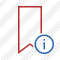 Bookmark Red Information Icon