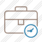 Briefcase Clock Icon