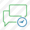 Chat 2 Clock Icon