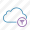 Cloud Blue Filter Icon