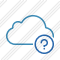 Cloud Blue Help Icon