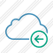 Cloud Blue Previous Icon