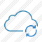 Cloud Blue Refresh Icon