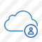 Cloud Blue User Icon