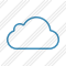 Cloud Blue Icon