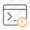 Command Prompt Warning Icon