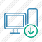 Computer Download Icon