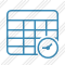 Database Table Clock Icon