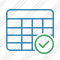 Database Table Ok Icon