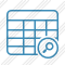Database Table Search Icon