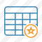 Database Table Star Icon