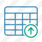 Database Table Upload Icon