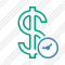 Dollar Clock Icon