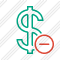 Dollar Remove Icon