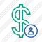 Dollar User Icon